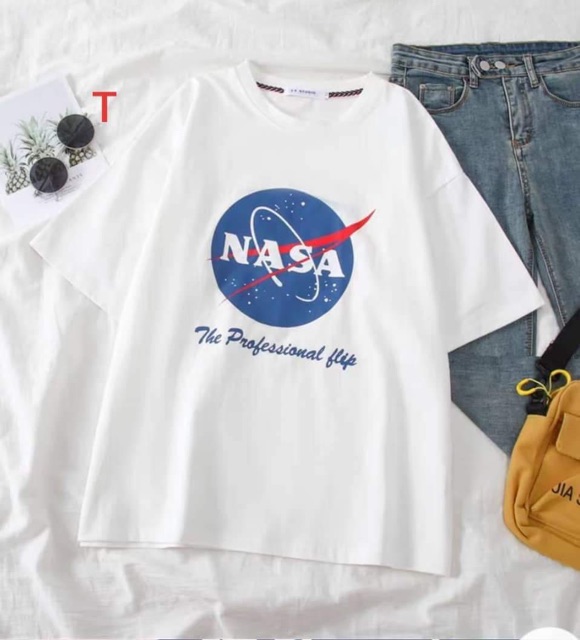 Áo phông NASA in ngực DTR0220
