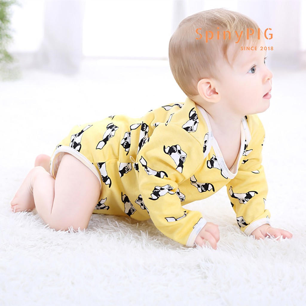 Quần áo sơ sinh 0-12 tháng 100% cotton bộ body sơ sinh dài tay dành cho mùa thu đông nhiều hoạ tiết đáng yêu cho bé