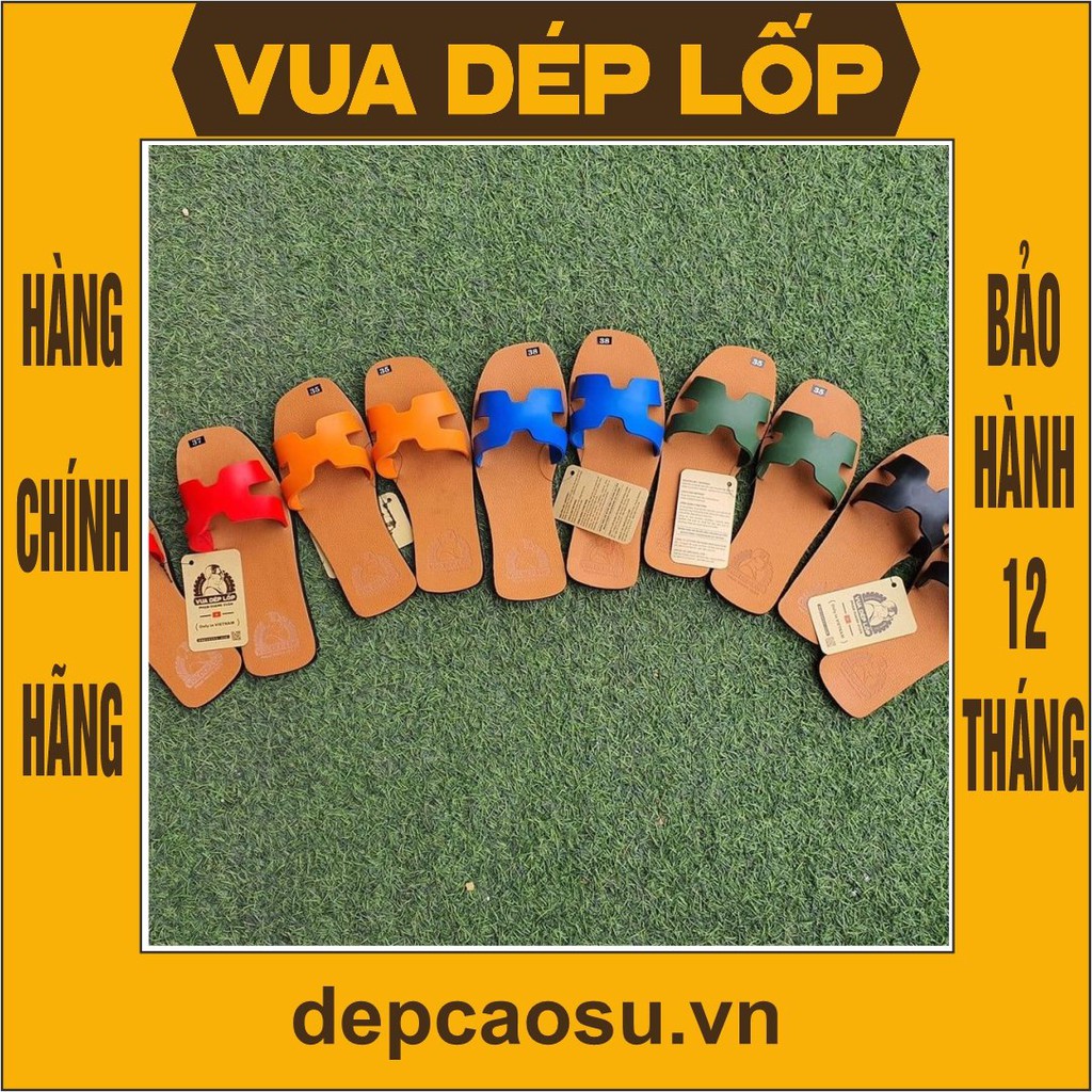 Dép hờ mẹc màu đen 2 lớp không đen chân thương hiệu Vua Dép Lốp Phạm Quang Xuân, chính hãng, có bảo hành, ảnh thật, c