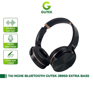 Tai nghe bluetooth không dây Gutek J950 chụp tai chống ồn có micro đàm thoại âm bass sống động
