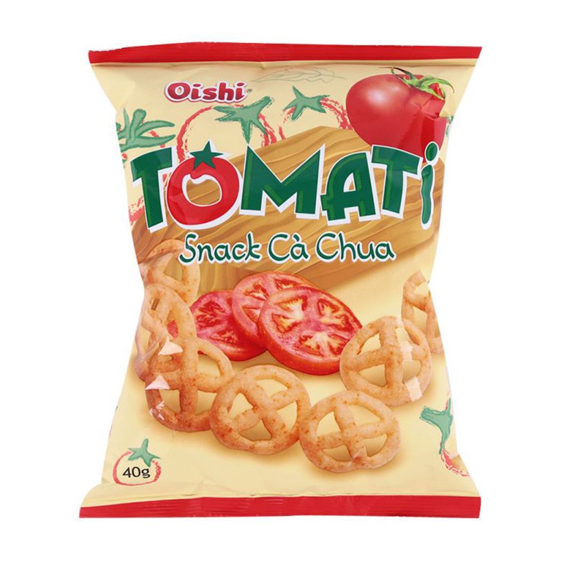 Bimbim Oishi cà chua gói 40gr