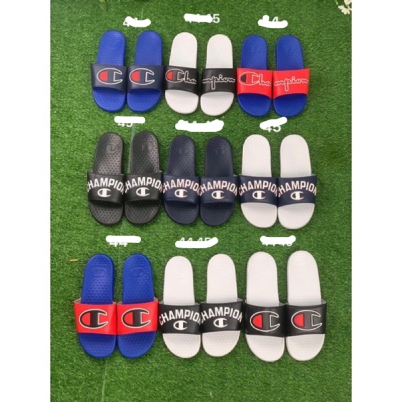 Dép quai ngang xuất xịn champion êm nhẹ thời trang dép nam size 45