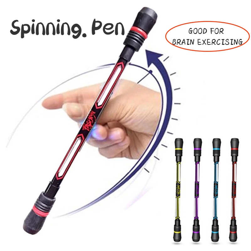 1 Bút Gel Xoay Linh Hoạt Bằng Nhựa Chống Trượt Sáng Tạo Giảm Căng Thẳng Cho Học Sinh/Văn Phòng