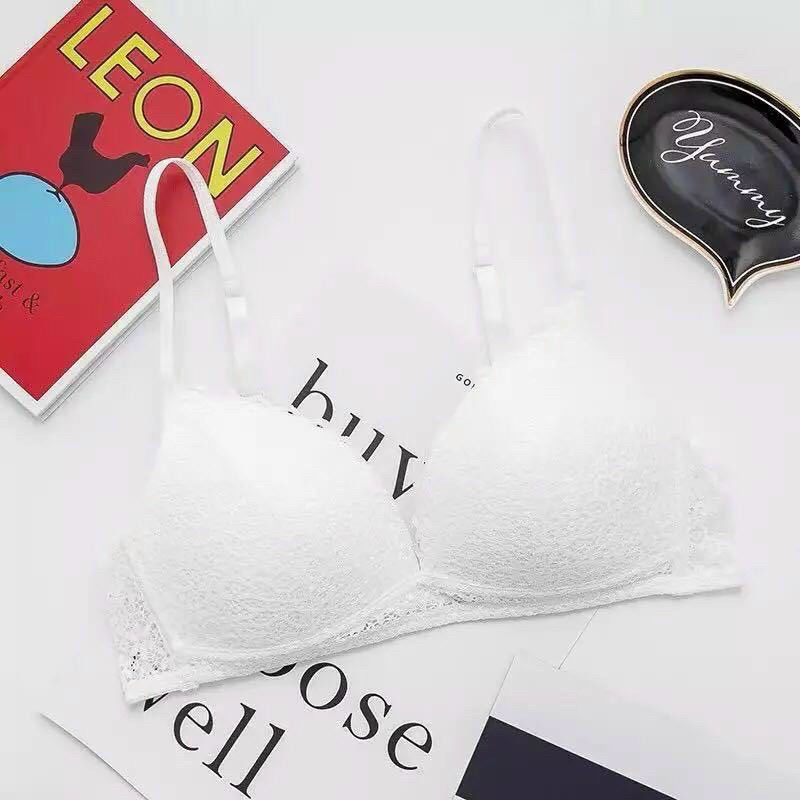 Áo Lót Nữ ❤️FREESHIP❤️Áo Lót Đúc Ren Viền Sóng Không Gọng Đệm Mỏng Siêu Đẹp Nâng Ngực , Tôn Dáng mẫu C014