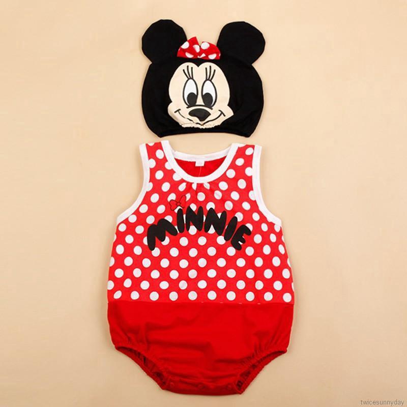 Áo liền quần cotton kiểu dáng hoạt hình anime cho bé gái/bé trai