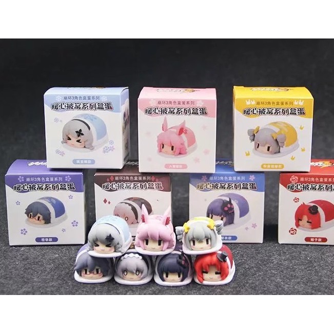 Bộ 7 mô hình nhân vật mini Nendoroid Petite Honkai Impact 3 Valkyrie
