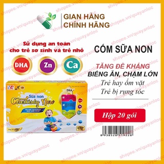 Cốm sữa non giúp ăn ngon, tiêu hóa tốt COLOSKIDDY NEW BỔ SUNG CANXI, KẼM, DHA CHO TRẺ NHỎ - Hộp 20 gói