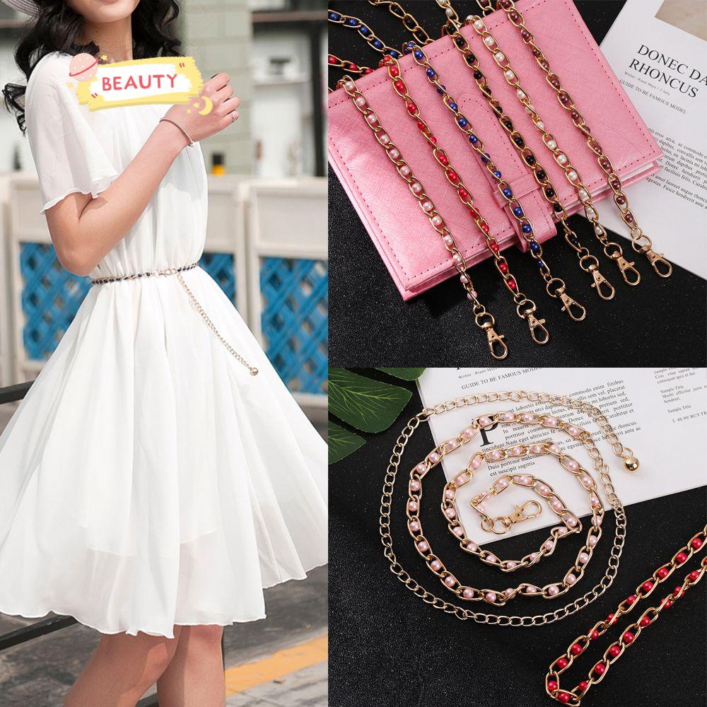 ❈Người Đẹp❈ Thắt Lưng Chuỗi Hạt Ngọc Trai Giả Thời Trang Cho Nữ
