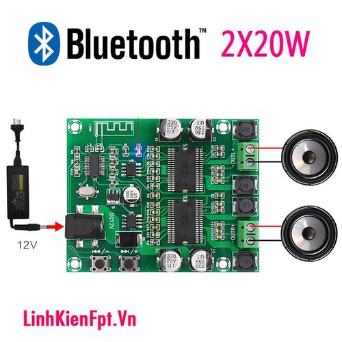 Module khuếch đại âm thanh Bluetooth 15W 20W 50W 100W