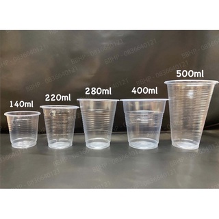 Set 50 cốc nhựa dùng 1 lần đủ size