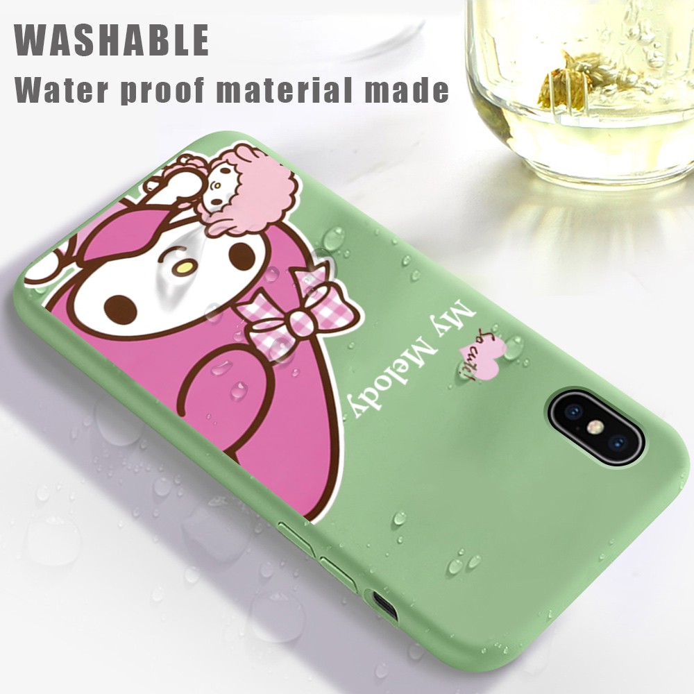 Samsung Galaxy S7 Edge S8 S9 Plus S9+ S8+ Silicone  My Melody Soft Phone Case Protective Cartoon Anime Casing Full Cover Shockproof Back Cases Ốp lưng điện thoại Bao mềm In Hình cho