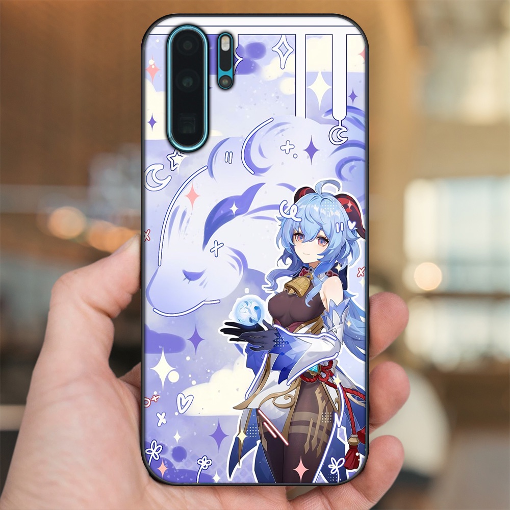 Ốp lưng Huawei P30 Pro viền đen in hình Ganyu Genshin Impact