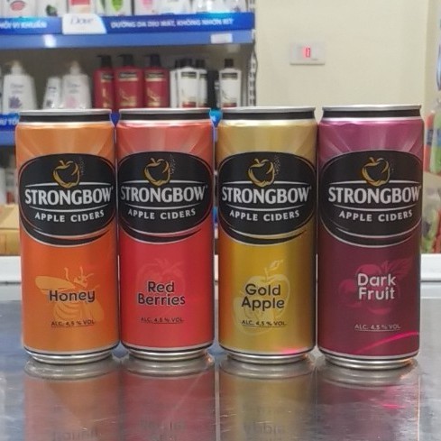 Nước táo lên men Strongbow dạng lon 330ml