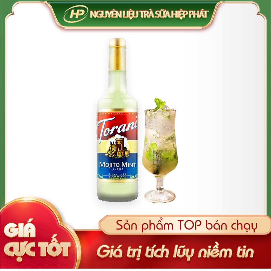 Syrup Mojito Bạc hà TORANI - 750ml [DATE DÀI] - SP010144 - Nguyên liệu pha chế trà sữa HIỆP PHÁT