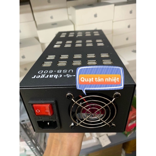 Nguồn sạc đa năng 60 cổng chân usb cho các thiết bị