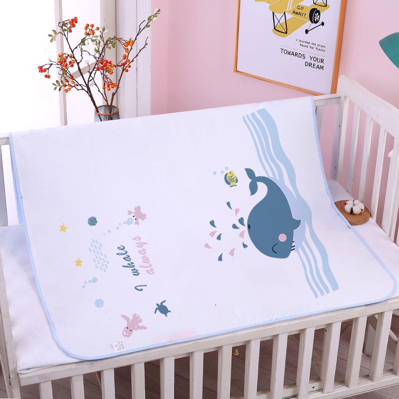 Miếng lót chống thấm cho bé 4D 4 lớp size lớn cho bé sơ sinh thay tã bỉm cotton mềm mại cao cấp an toàn thoáng khí ML060