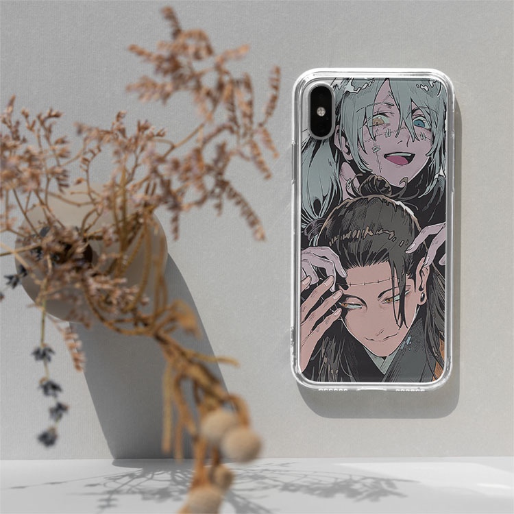 Ốp điện thoại Jujutsu Kaisen Mahito x Getou cho Iphone 6 7 8 Plus 11 12 Pro Max X Xr TJKPOD00366
