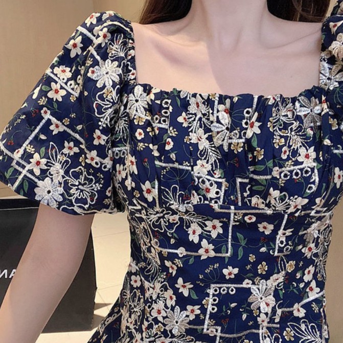 Đầm hoa ,váy chữ a cao cấp TÍT_FASHION size m l xl | BigBuy360 - bigbuy360.vn