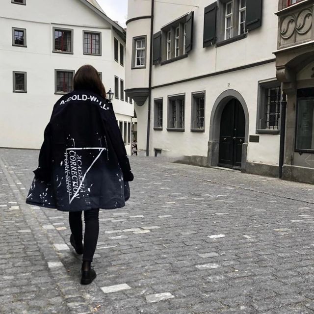 Áo A-COLD-WALL* Warehouse Coat Navy