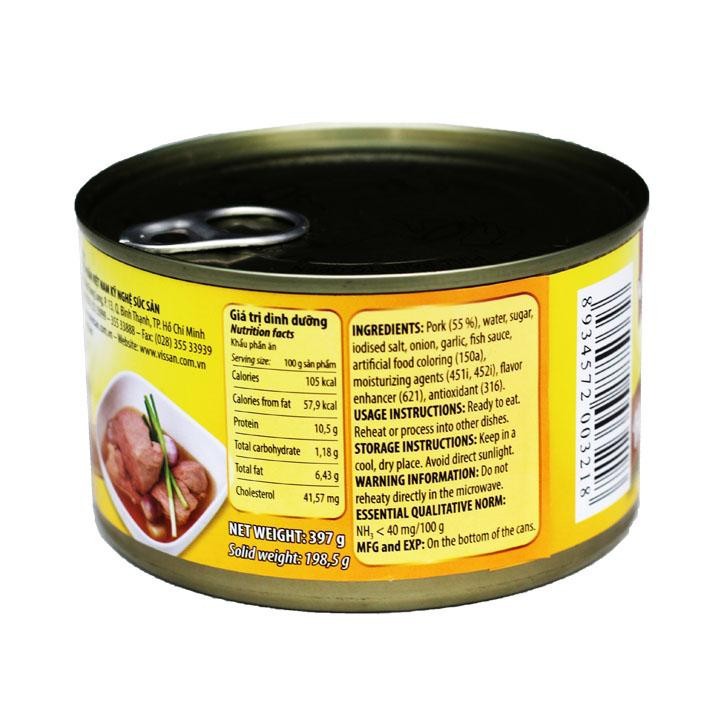 Combo 4 Heo Hầm Vissan Hộp 397g - 342