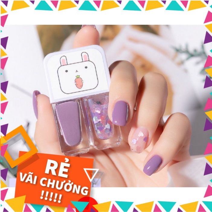 MAXFINE Sơn móng tay 2 Trong 1 Màu Lì Và Bóng Xinh Xắn Thời Trang Làm Móng Nghệ Thuật, Sơn móng tay gel móng chân đẹp