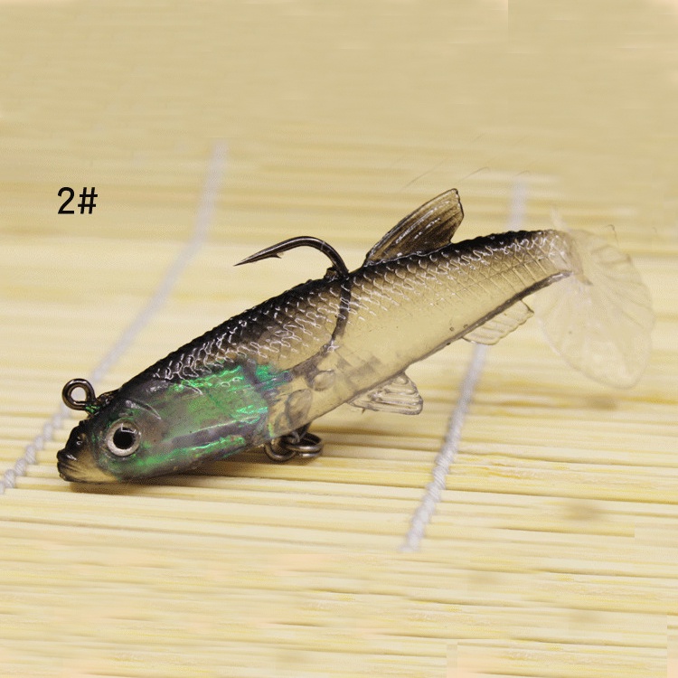 Mồi Giả Câu Cá Mềm Hình Con Sâu 9cm/14g