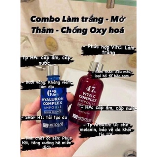 Serum cấp ẩm, phục hồi, trắng da HISTOLAB (hàng công ty)