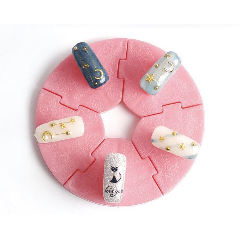 Hộp 5 đế hoa sen tập vẽ , tập sơn nail
