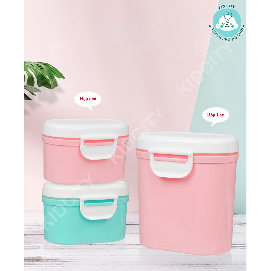 Hộp đựng sữa bột,bảo quản thực phẩm đa năng cho bé dung tích 1380ml -1920ml (230g-320g)