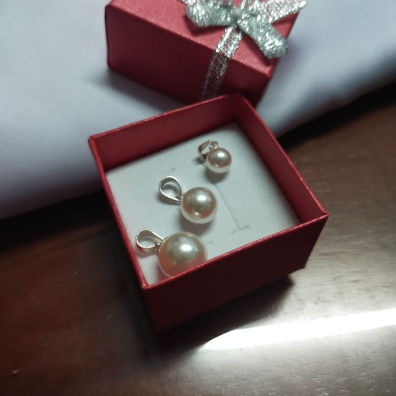 Mặt dây chuyền bạc 925 hạt châu sáng trọng thời trang dễ phối đồ vĩnh viễn bảo hành đánh sáng bạc