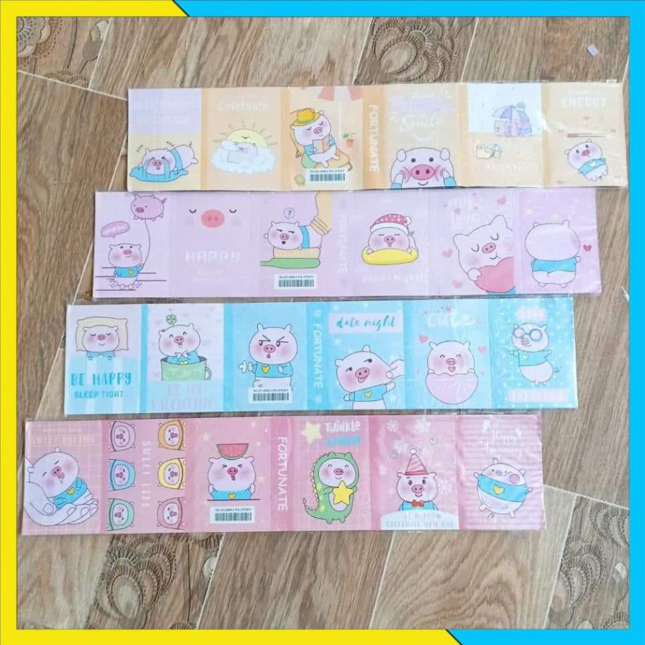 [FREESHIP] Giấy note, giấy ghi chú 6 xấp cute