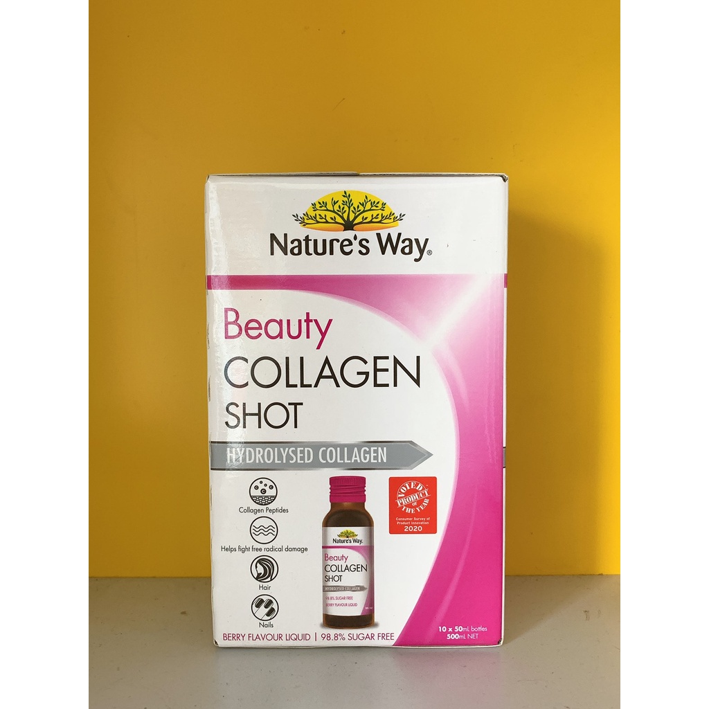 Collagen dạng nước Nature’s Way Beauty Collagen Shot Úc