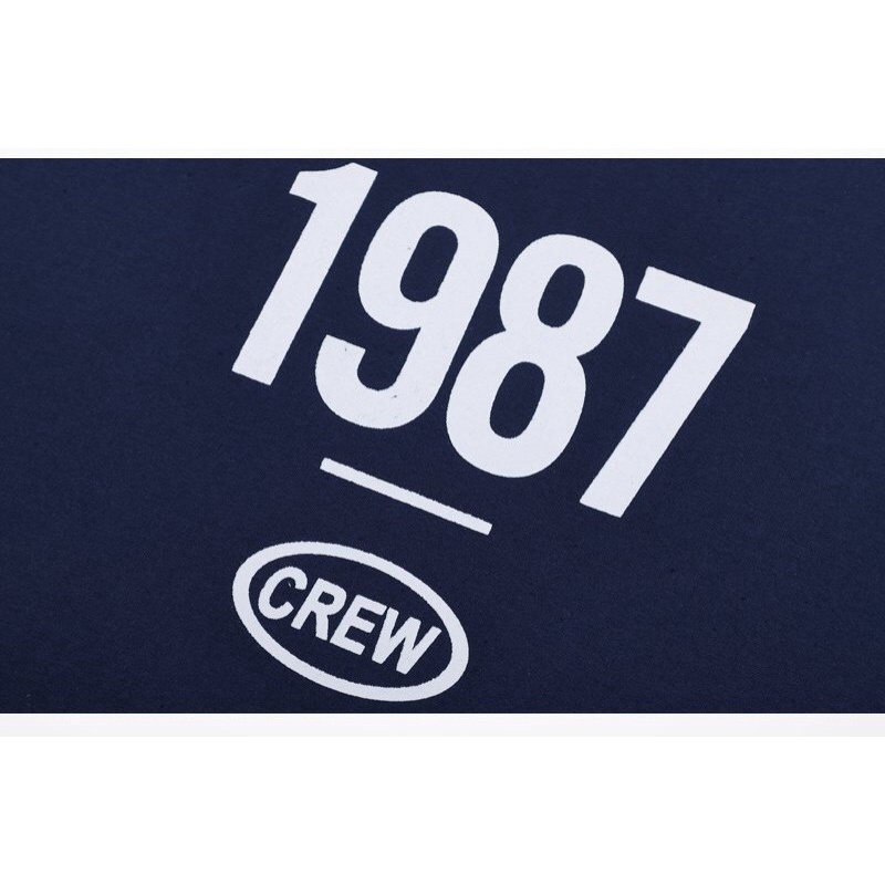 Áo phông Nelly ngắn tay 1987 màu xanh than chính hãng form rộng unisex nam nữ