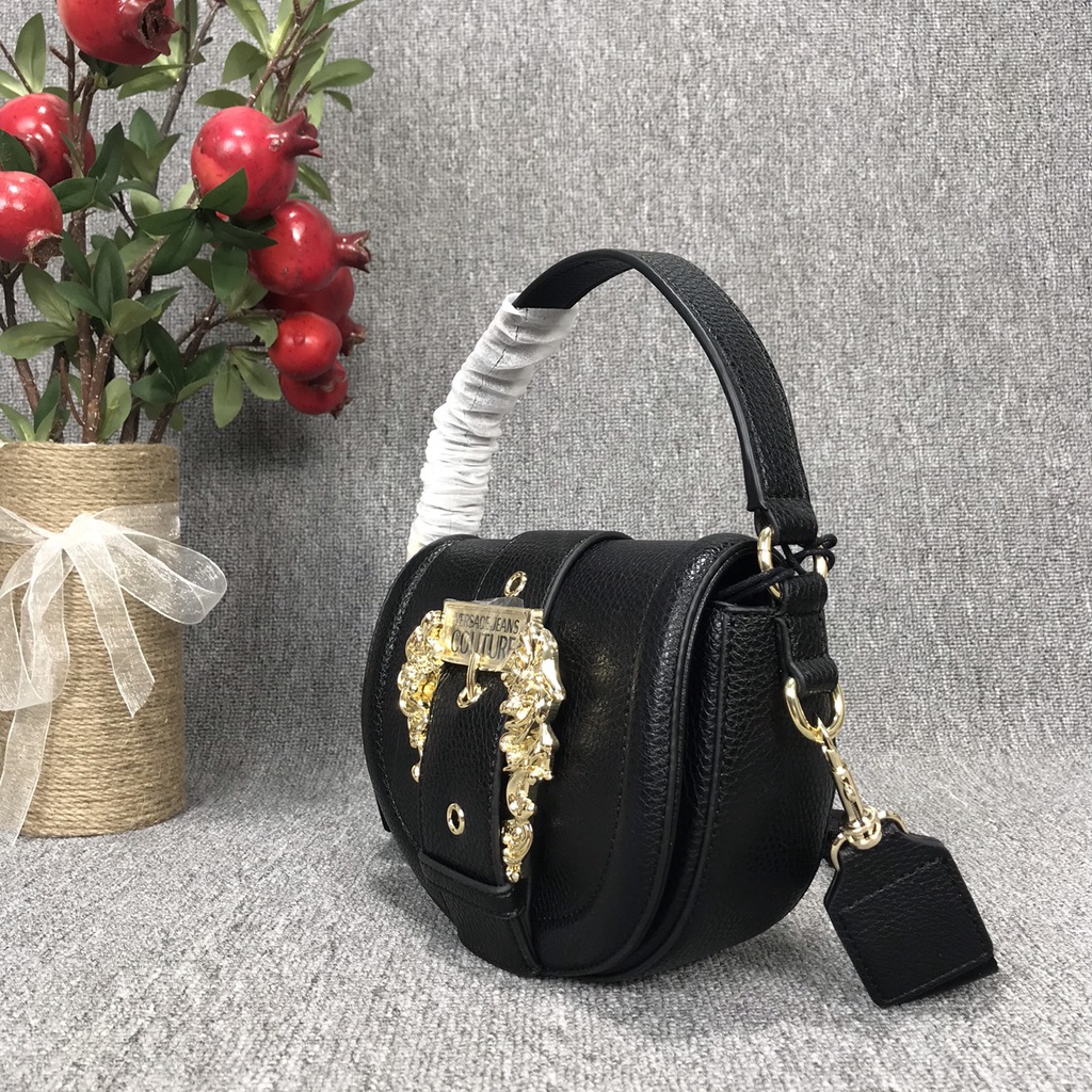 Túi Versace bán nguyệt phong cách vintage sang trọng, túi hàng hiệu xuất khẩu cao cấp