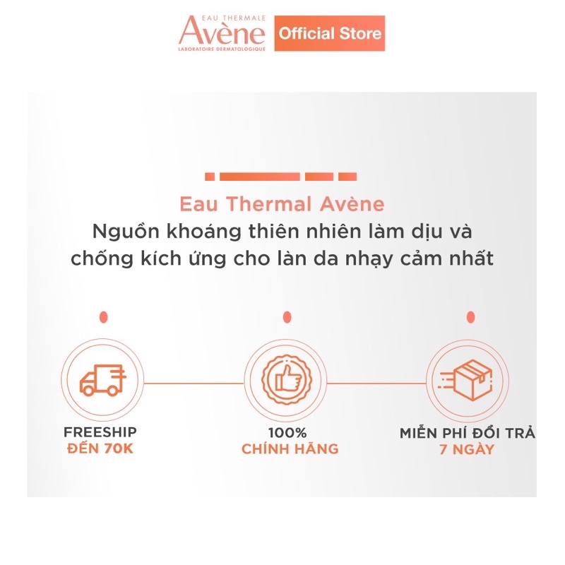 NƯỚC XỊT KHOÁNG VÀ CẤP ẨM AVENE 300ml