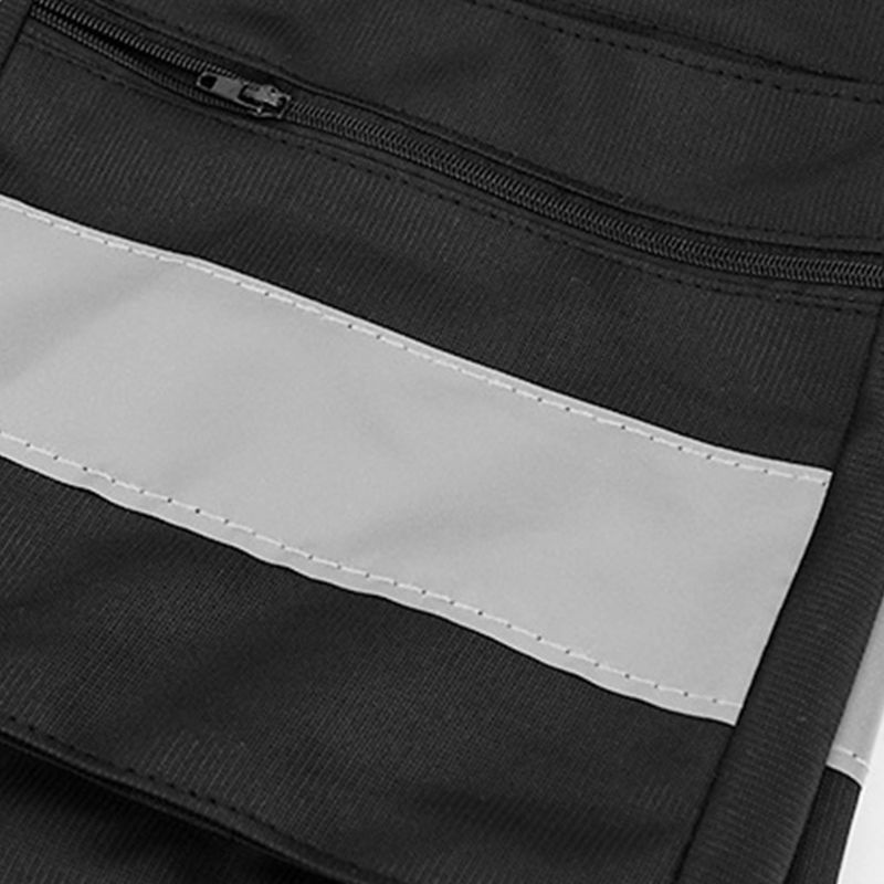 Áo Bảo Hộ Không Tay Nhiều Túi Có Khóa Kéo Trước An Toàn Đa Năng Cho Người Đi Xe Máy / Xe Đạp