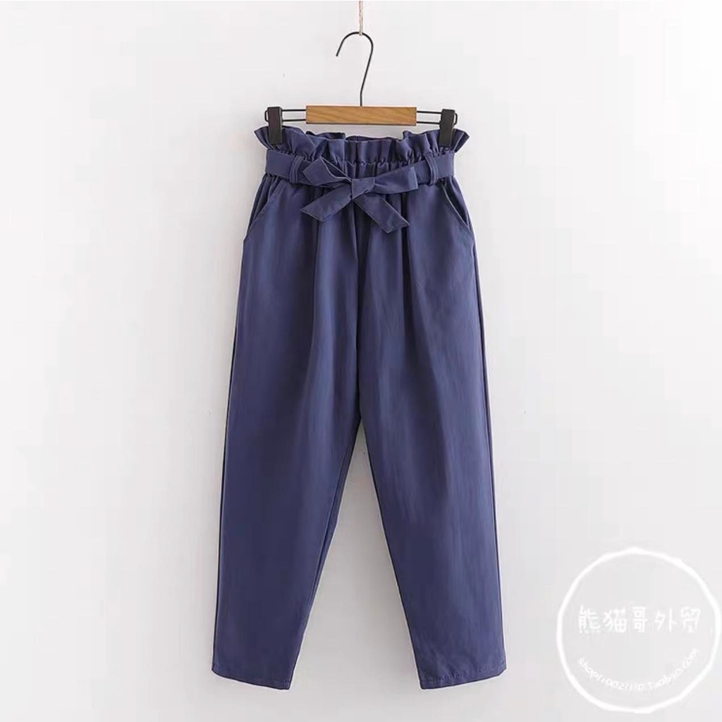 Quần kaki cạp bèo cho bé gái size đại thời trang trẻ em BEESHOP D23013