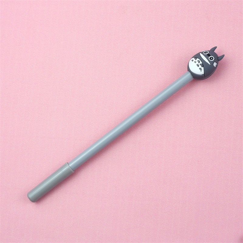 1 Bút Mực Nước Ngòi 0.5mm Màu Đen In Hình Hoạt Hình Sáng Tạo