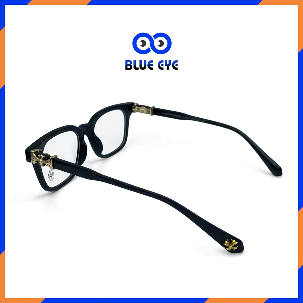 Kính CH thời trang cao cấp nam nữ mắt vuông [gọng vàng] 003 | BigBuy360 - bigbuy360.vn