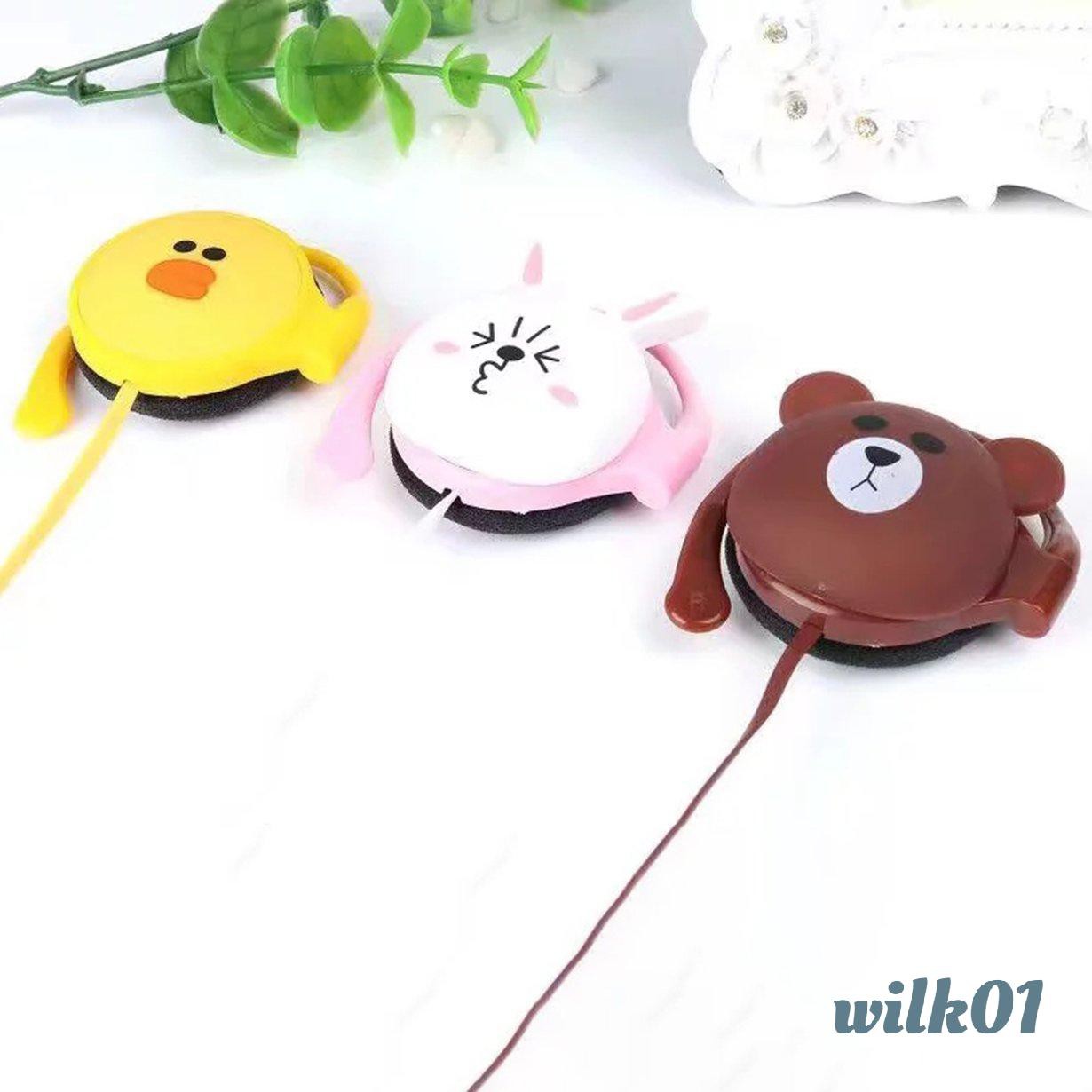 Tai Nghe Nhét Tai 3.5mm Họa Tiết Hoạt Hình Cho Điện Thoại Wilk01 | BigBuy360 - bigbuy360.vn