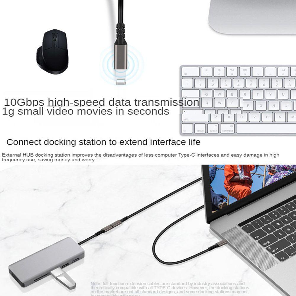 MYRONGVN Cáp Mở RộNg SạC Nhanh 10Gbps ChuyểN ĐổI Dữ LiệU LoạI C
