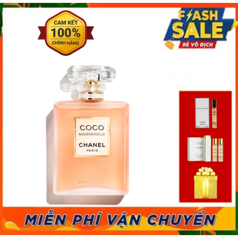 Nước Hoa Chanel Nữ Coco Mademoiselle L'eua 100ml Lưu Hương trên 12h