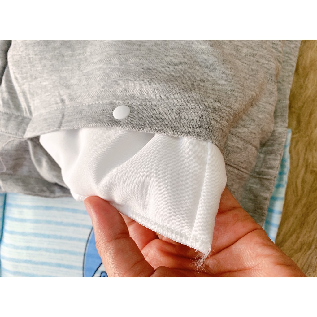 Gối sơ sinh Dokma chất liệu bông mềm mại và mỏng dành cho bé từ mới sinh