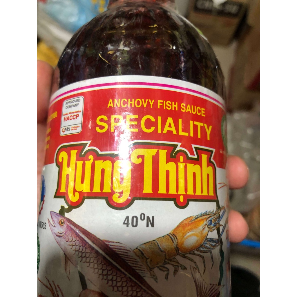 Nước mắm đặc sản Hưng Thịnh loại ngon 40 độ đạm chai 750ml