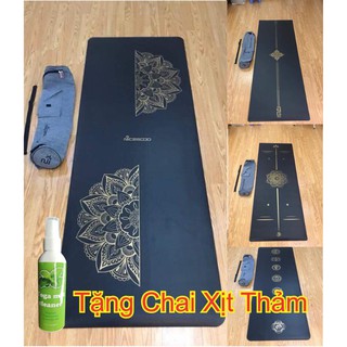 Thảm Yoga Cao Su Nicegood Thảm Chống Trơn Trượt💝 Tặng Chai Xịt Thảm và Túi đựng