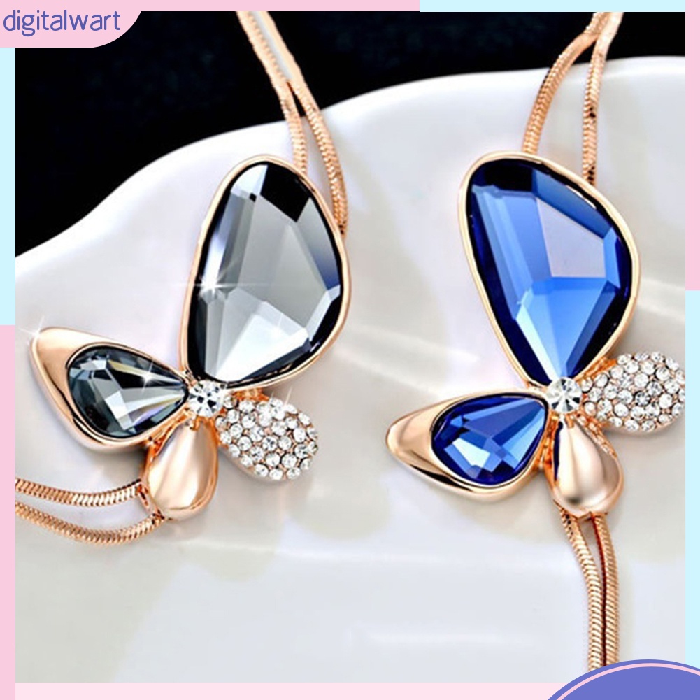 Dây Chuyền Tua Rua Hình Bướm Đính Đá Thời Trang