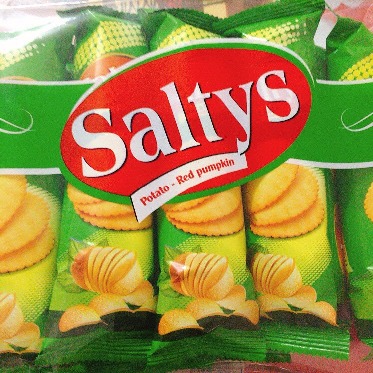 Bánh Khoai tây Bí đỏ Saltys (10 gói)