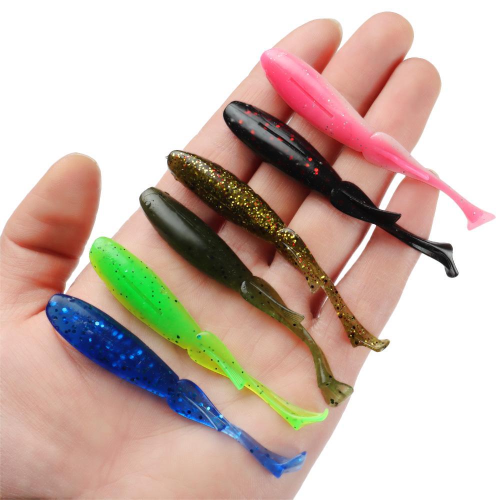 MUVAKO Set 10 mồi câu cá giả wobbler  mềm mại 8cm 3.4g