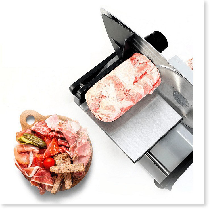 Máy cắt thịt gà bò cá đông lạnh- máy cắt đồ đông lạnh công nghiệp