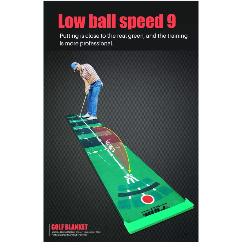 Thảm Nhung Tập Putting Golf - PGM TL018 Velvet Golf Putting Mat